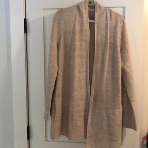 Banana Republic cashmere blend beige cardigan